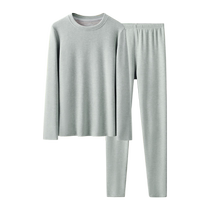 CarreKenbt medium childrens cashmere thermal underwear boys thickened plus velvet heated German velvet winter warm suit