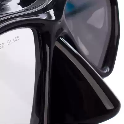 Snorkeling mask Snorkeling diving Silicone plastic straw mask Adult HD big frame men and women flippers Snorkeling diving