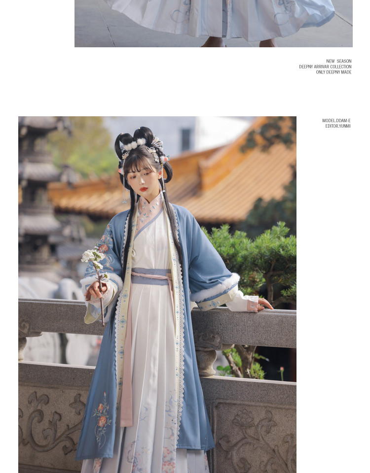 曲宵原创汉服女宋制长禙子长衫交领短衫齐腰百迭裙保暖春夏-阿里巴巴