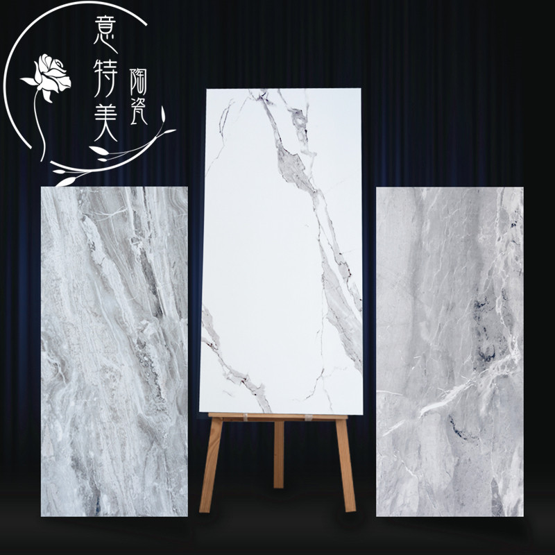 Negative ion whole body marble 600x1200 large slab tiles living room floor tiles large size floor tiles background wall tiles