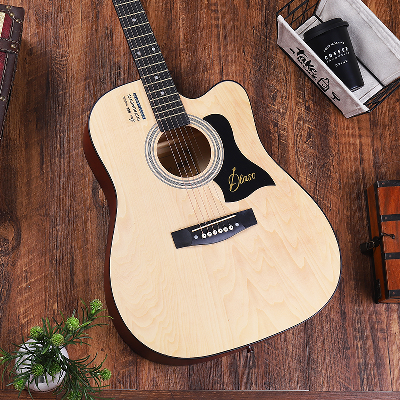 Guitar Boys Girls Novice 41 inch 38 inch Folk Song Beginner Acoustic Guitar Practice Adult Guitar Introductory Instrument