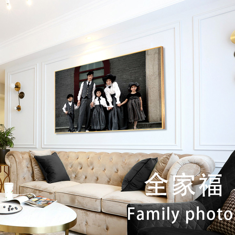 Customized decoration drawing wedding portrait photograph frame to draw large wall paintings on walls