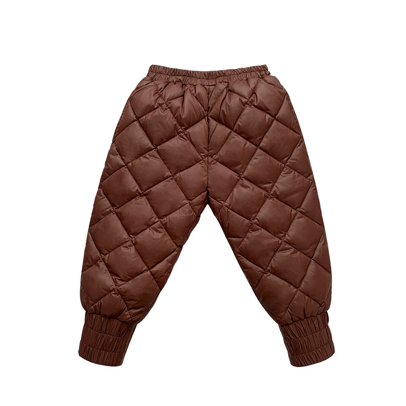 (Active Money No Withdrawal) Boy Down Pants Children Pants Autumn Winter Long Pants Baby Casual Pants Bunches Pants