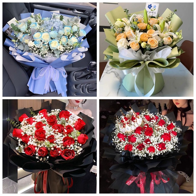 Flower Shop in Enshi Lichuan City, Badong County, Xuan'En County, Jianshi County Delivers Ice Blue and Red Roses and Lilies to Your Girlfriend Flower Shop in Enshi Lichuan City, Badong County, Xuan'En County, Jianshi County Delivers Ice Blue and Red Roses and Lilies to Your Girlfriend