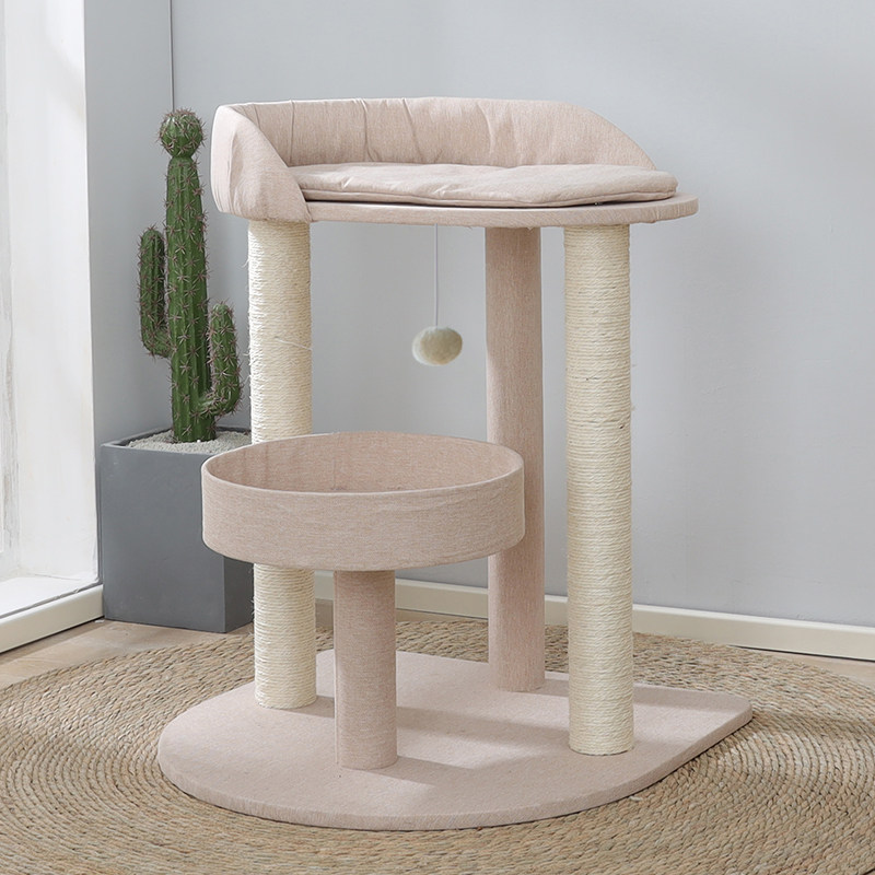 Big bed cat climbing frame cat litter integrated multi-functional sisal pillar climbing large cat puppet Maine Coon special clearance