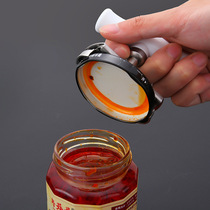 Stainless steel cap opener multifunctional bottle cap opener rotating cap opener creative kitchen gadgets