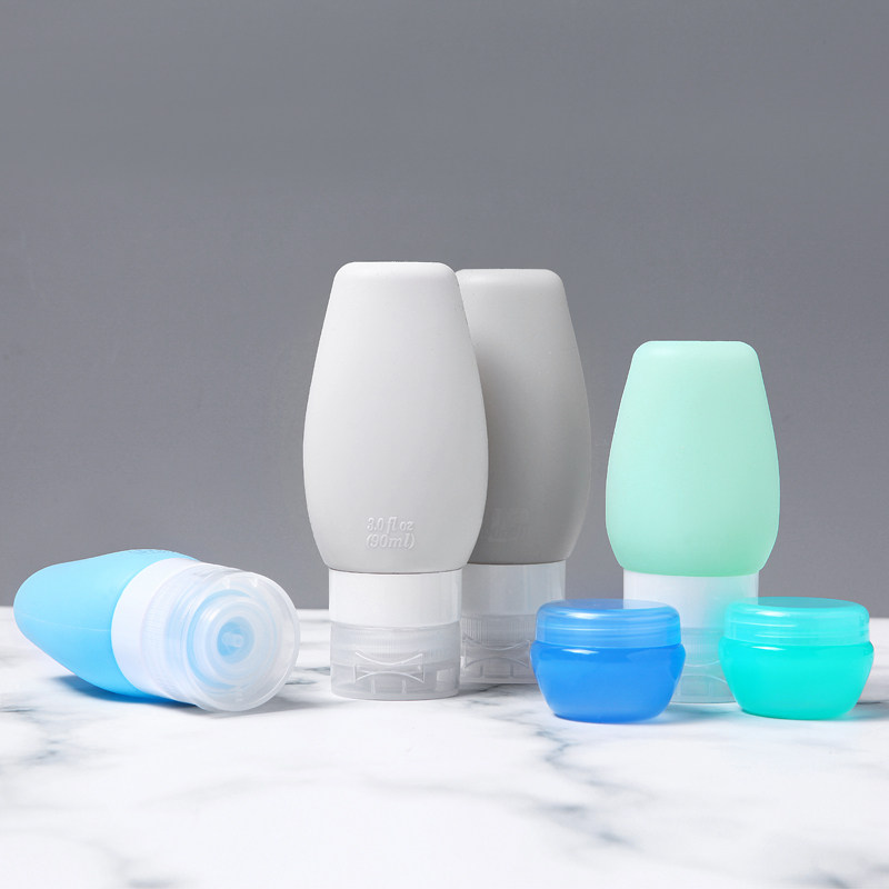 40 thousand Kilometers Travel Portable Silicone Bottle Split Bottle 6 pieces Wash Shampoo water body lotion Lotion Lotion liquid Dispenser Bottle