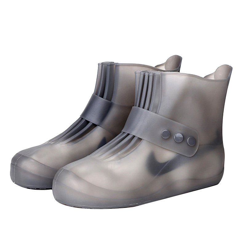 Rain boot cover men and women non-slip waterproof cover injection molding one wear-resistant outdoor travel rain cover JWX1005