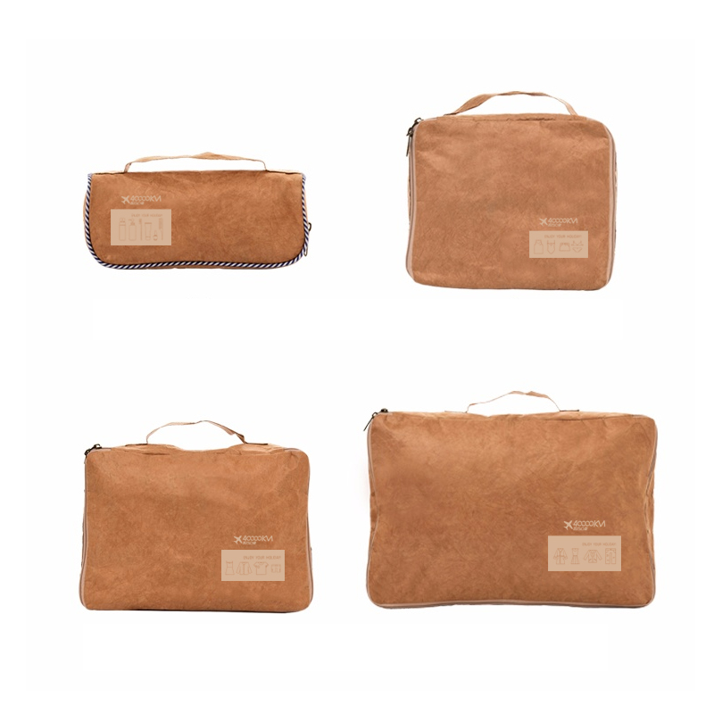 40 thousand-kilometer portable wash-wash bag DuPont paper waterproof and abrasion-proof Multi-functional clothing luggage containing finishing bag