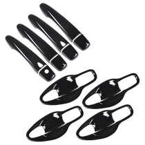 16-22 Qashqai special handle door bowl decorative sticker carbon fiber pattern door handle modified black warrior accessories