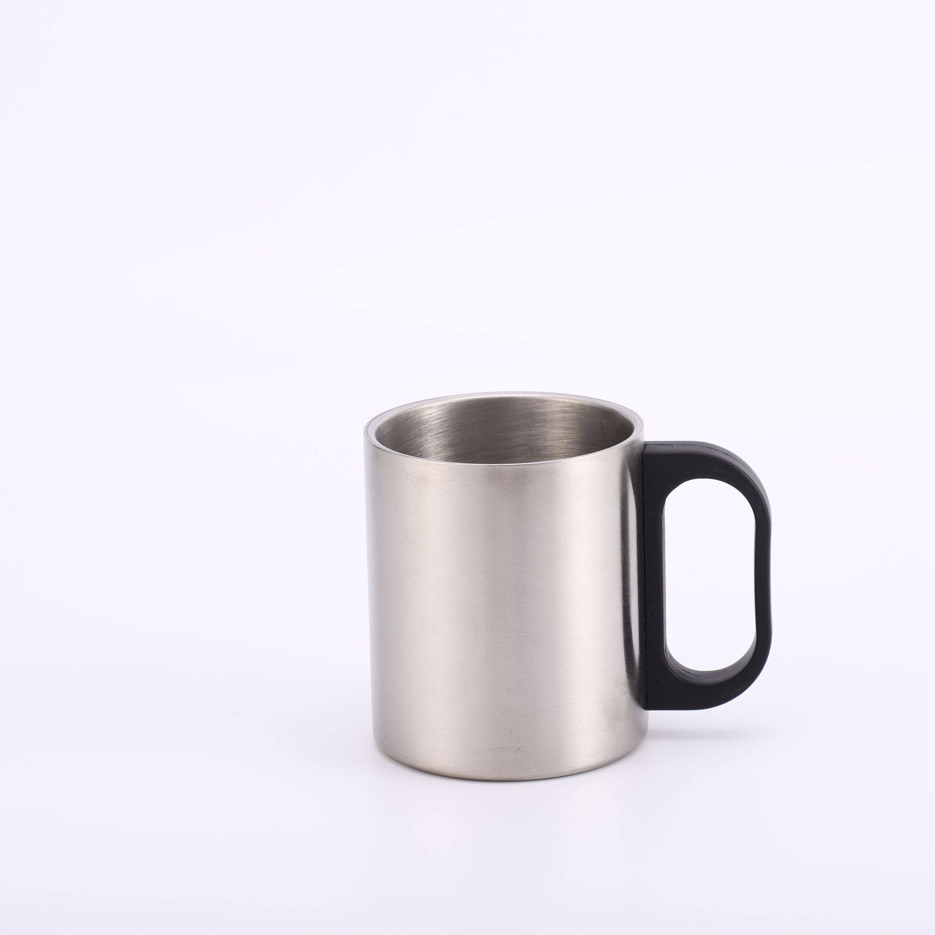 иероглиф "Счастье" 新的300毫升户外创意锁不锈钢喷雾塑料杯，锁扣水杯，咖啡杯