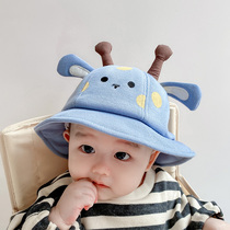 Baby fisherman hat spring and autumn and winter cute super cute cartoon baby basin hat Korean version of Joker children sunshade hat