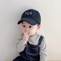 Childrens peaked cap cute spring and summer travel sun hat cartoon super cute adjustable baby baseball cap boys and girls tide