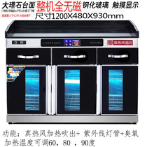 Lifang Machine full non-magnetic hot air circulation multi-functional catering tea disinfection cabinet commercial preparation restaurant with side cabinet