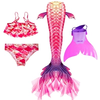 Комплект из трех частей красной марли кои + ласты