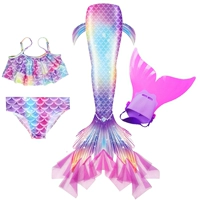 Комплект из трех предметов из марли Fantasy фиолетового цвета + ласты