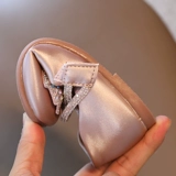 Осеннее детское платье девочки цветочницы для принцессы, коллекция 2021, мягкая подошва