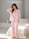 Palando 2026 New Pure Cotton Pajamas for Women, Spring and Autumn Style, Long-Sleeved, Sweet and Cute, Autumn All-Cotton Outerwear Homewear