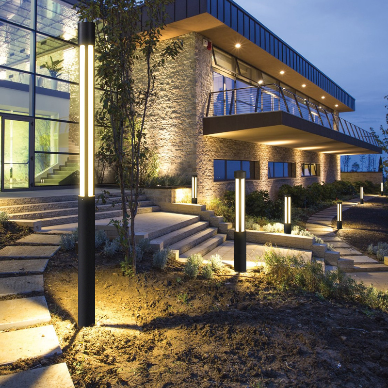 Outdoor high pole light waterproof garden light garden villa lawn light 3 meters 4 meters park community landscape road light