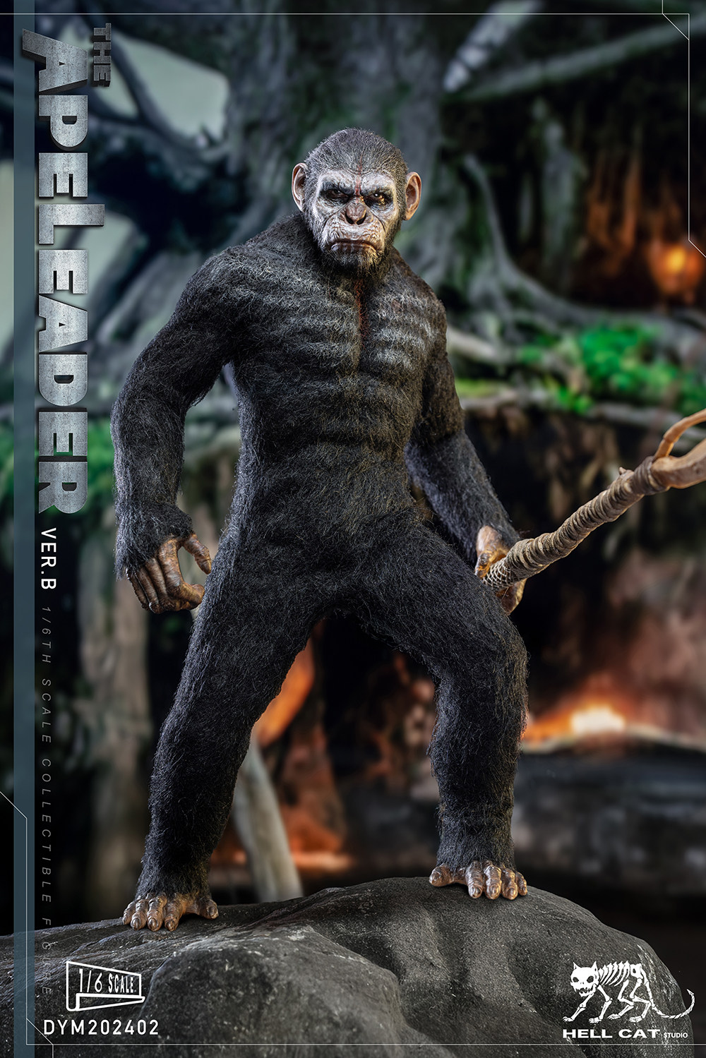 NEW Hell Cat 1/6 Planet of the Apes Caesar Apeleader Ver.B Action