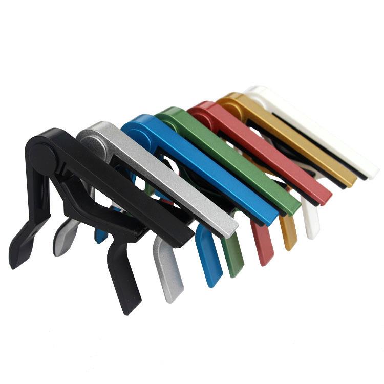 Metal Guitar Shifting Clips 7 Color Optional Folk Ballad Classical Guitar Transfer Clips Jukri Tuning Clips CAPO