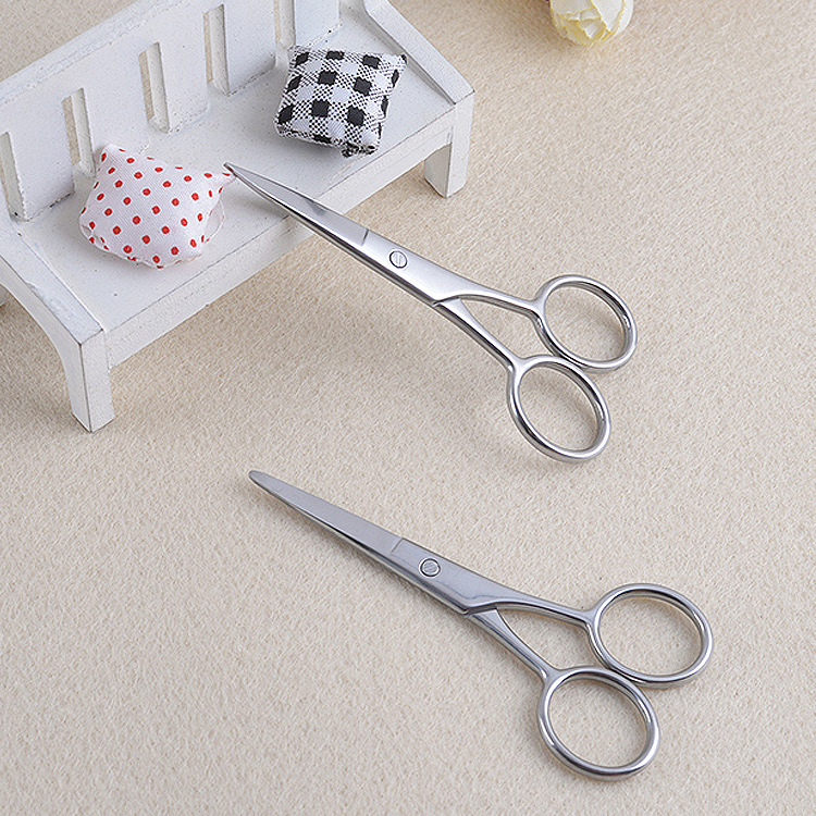 Shake - up - head man's beard cut beauty scissors round beard scissors makeup gadgets