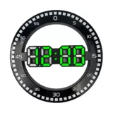 Включить корейскую версию гостиной подвесные часы 3dled Creative Wanging Clock Электронные часы DS-3688L Большой экрана прыжки секунды