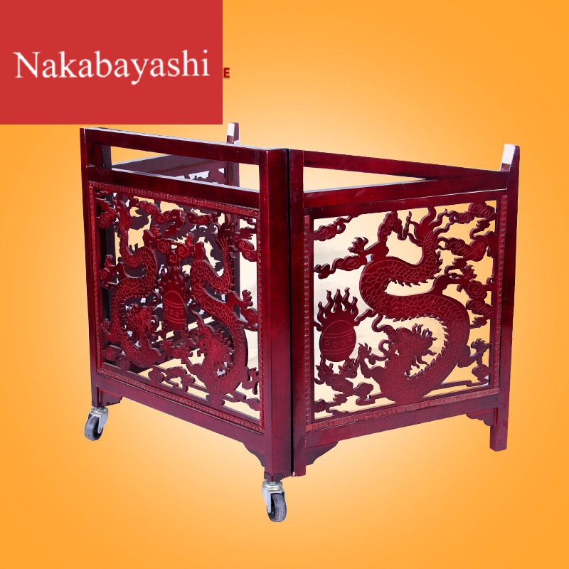 Musical instrument accessories hollow dragon pattern color wood material 401402 universal accessories Yangqin bracket