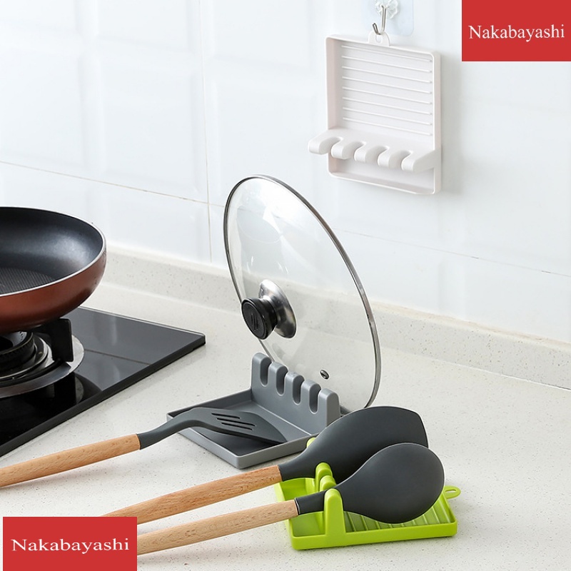 2020 spatula holder with soup spoon pad holding chopsticks pot cover storage kitchen rack countertop shelf for putting things