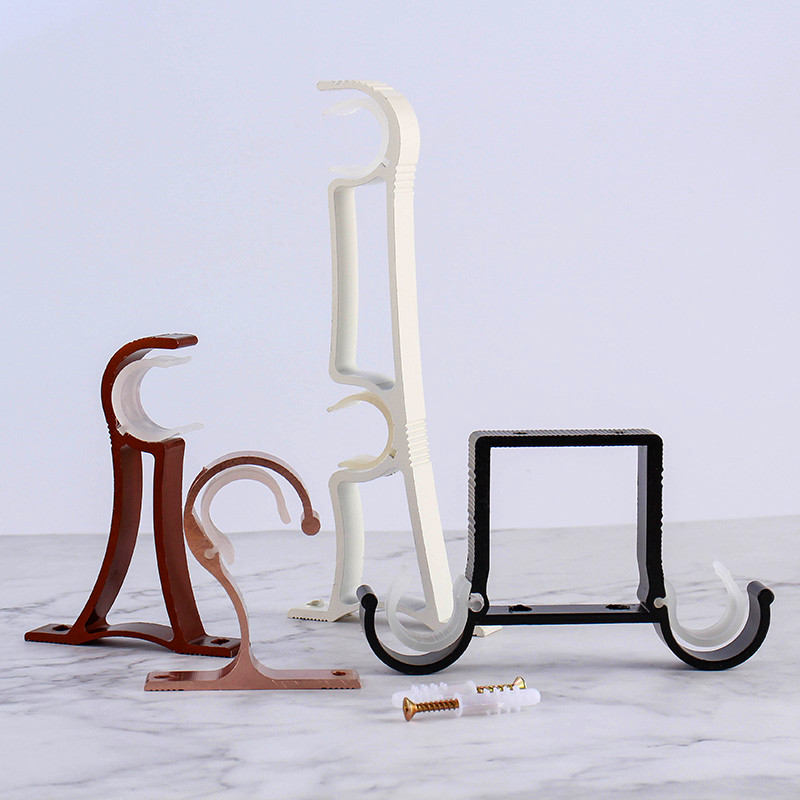 Jinyu curtain rod ro ro ro bracket base thickening aluminum alloy single rod double rod top mounting side assembly accessories