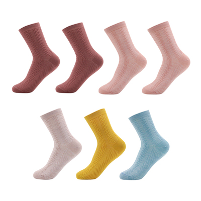 【澜馨鑫】精梳棉中筒袜7双