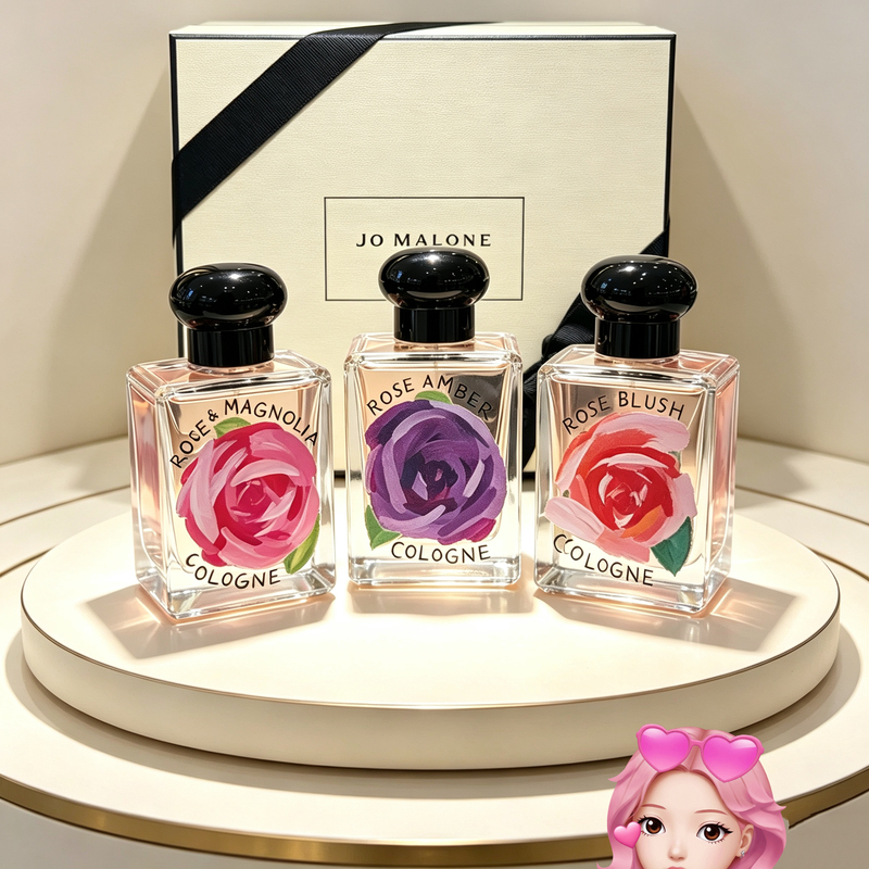Jo Malone Rose & Magnolia 50ml Limited Edition Perfume Tudor Rose Moonlight Rose Authentic in Stock