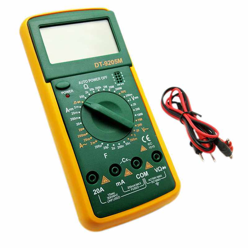 9205m dt9205m large screen digital custom multimeter multimeter multimeter anti-burn protection delivery meter