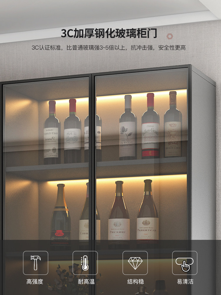 Entryway Cabinet, Shoe Cabinet, Integrated Wall-Mounted Home Doorway Storage Cabinet, Modern Simple Light Luxury Wine Cabinet, Sideboard