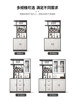 Modern Minimalist Entryway Cabinet with Integrated Wine Cabinet and Shoe Cabinet, European-Style Living Room Screen Partition Cabinet