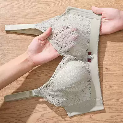 No steel rims underwear women gather small breasts big collection adjustment bra upper support sexy cross belt bra