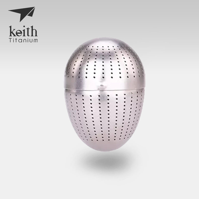 Keith pure titanium tea leaf tea leaf tea leaf tea filter tea filter titanium filter portable tea insulation accessories
