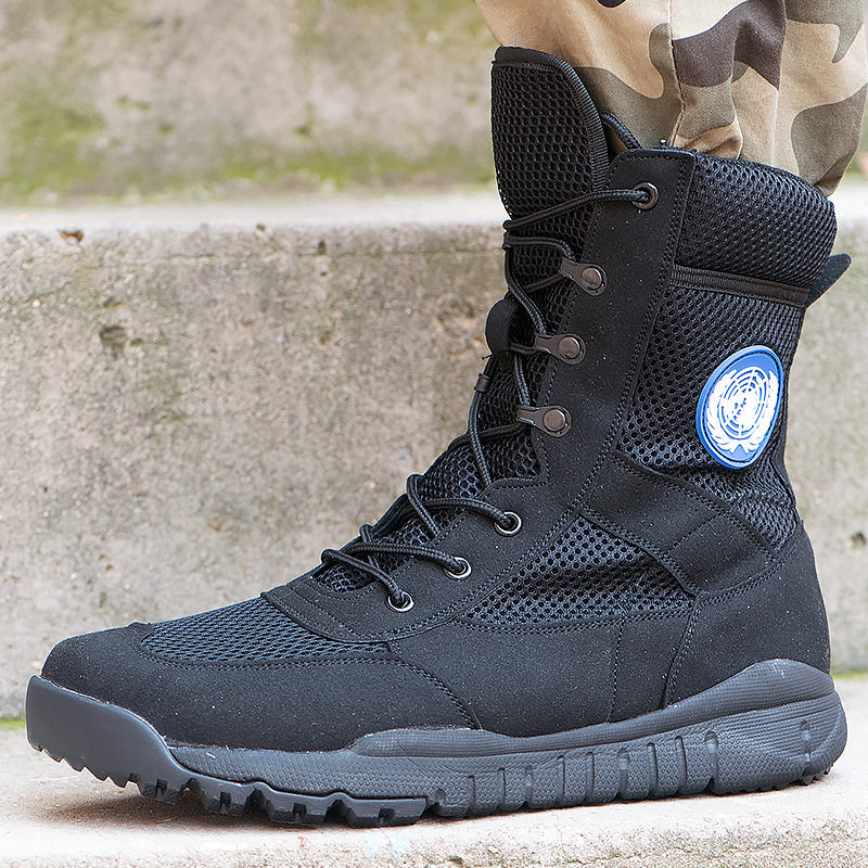 Mali Peacekeeping Combat Boots Summer Breathable Special Soldiers Ultra Light New Shoes Desert Boots Tactical Boots High Cylinder Shoes