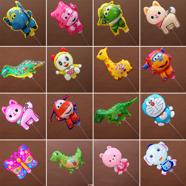 Large cartoon children's street selling clip balloons brick-and-mortar stores shopping malls attract popularity drainage small gifts hot selling wholesale