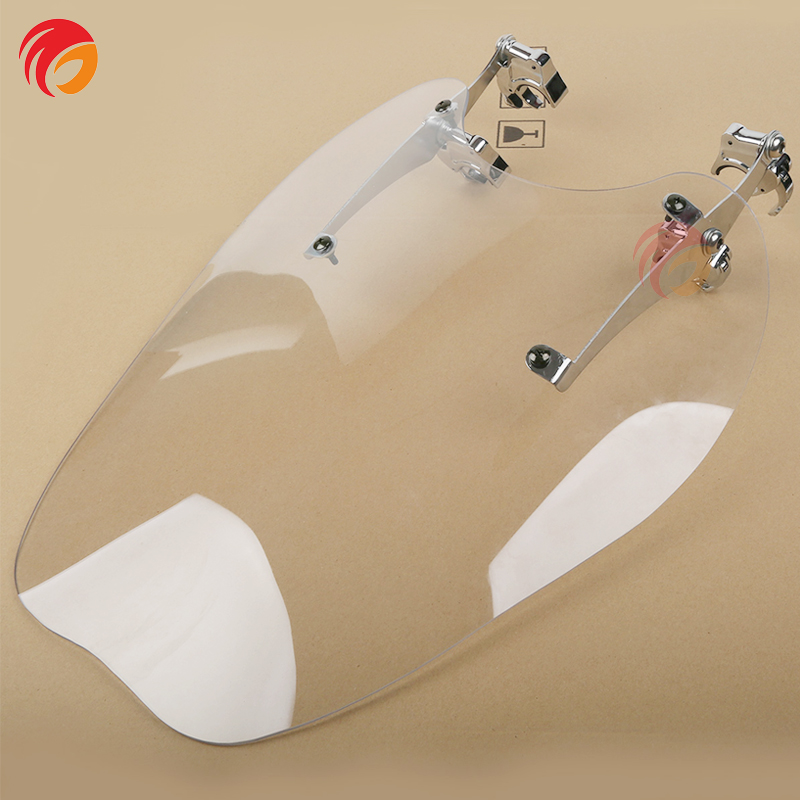 Suitable for retrofit accessories Harley Sport XL883 1200 Windshield 5mm thick front windshield clip bracket