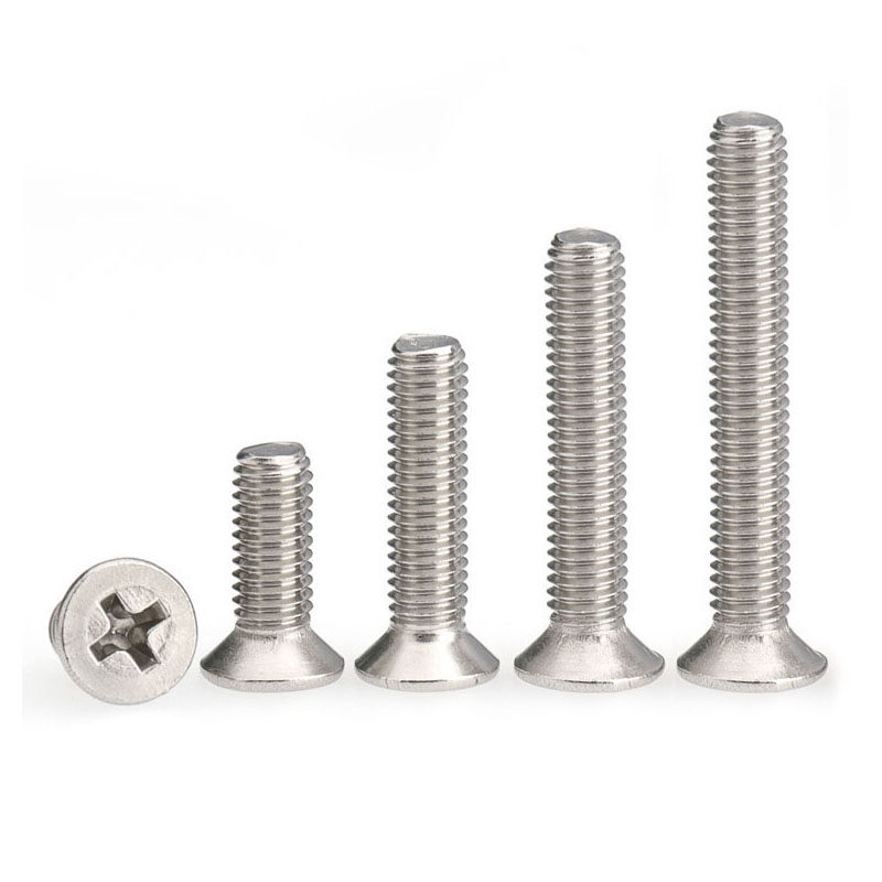 M2 stainless steel 304 cross sunk head flat head screw * 3x5x6x8x9x10x12x14x16x18x22x25