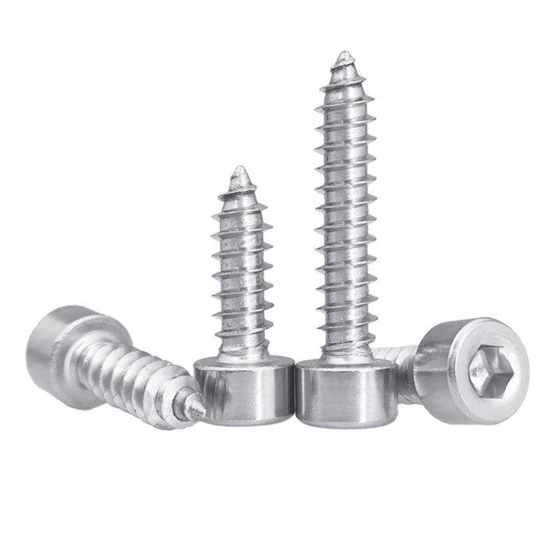 304 stainless steel inner hexagonal self-tapping screw HA cylindrical head speaker self-tapping screws M1 7M2M3M4M5-M6mm