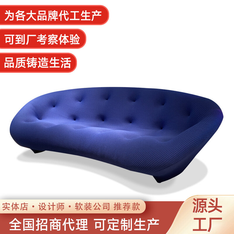 Freehand space VD curved net red Italian designer light luxury Chen Xiaochun with the same leisure sofa