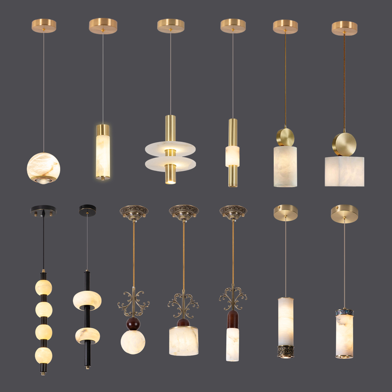 Bedroom Bedside Small Pendant Lamp, All-Copper Natural Marble Island Table Front Desk Foyer Bedroom New Nordic Simple American Style Lamp Bedroom Bedside Small Pendant Lamp, All-Copper Natural Marble Island Table Front Desk Foyer Bedroom New Nordic Simple American Style Lamp