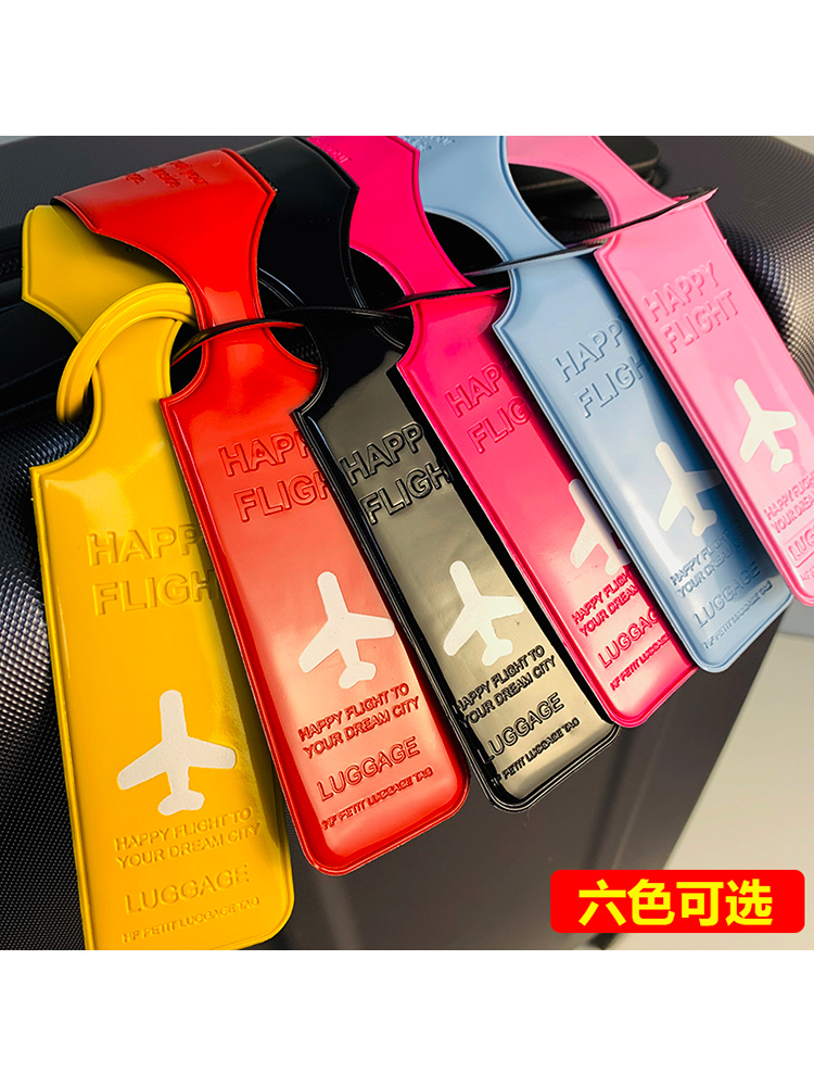 Boarding pass suitcase listing suitcase aircraft tag label consignment pendant identification label decorative brand