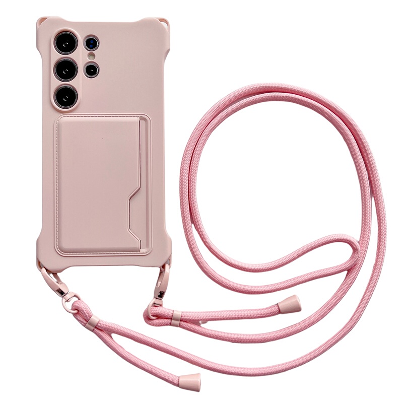 Card Holder Integrated with Lanyard Suitable for Samsung S26Ultra Phone Case S23+Plus Silicone Card Holder S25Fe Crossbody Portable S22Utral Card Insertion A57A37 Strap Edge Neck Strap S24 Ten Card Holder Integrated with Lanyard Suitable for Samsung S26Ultra Phone Case S23+Plus Silicone Card Holder S25Fe Crossbody Portable S22Utral Card Insertion A57A37 Strap Edge Neck Strap S24 Ten