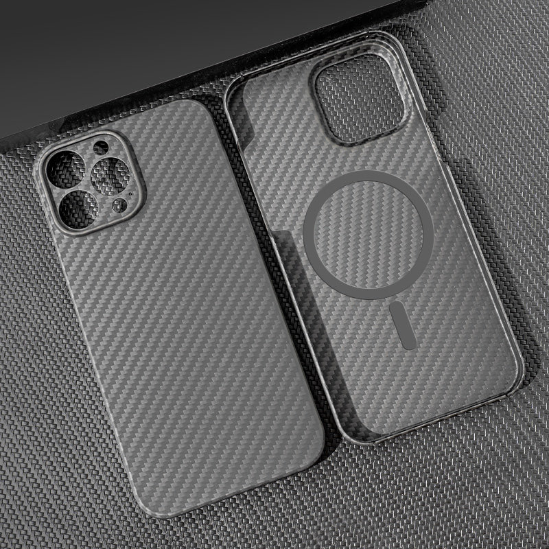 Carbon Fiber 13 Magnetic Magsafe Kevlar Cover for iPhone 13promax Cell Phone Case 13mini All-in-One Shatterproof XIII Pro Fang