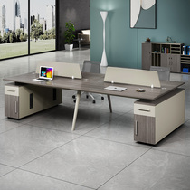 Staff Desk Chair Portfolio Brief About Modern Four-four-place Screen Partition Cassette Staff desk Finance Desk