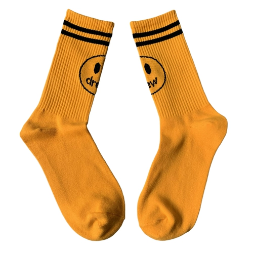 Европейские и американские улицы, занимающиеся японским странным смайливым лицом хлопчатобумажного носки для теленка, вдохновляющие