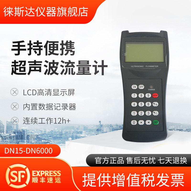 徕斯达TDS-100H手持式超声波流量计便携式流量表管壁外夹式配视频